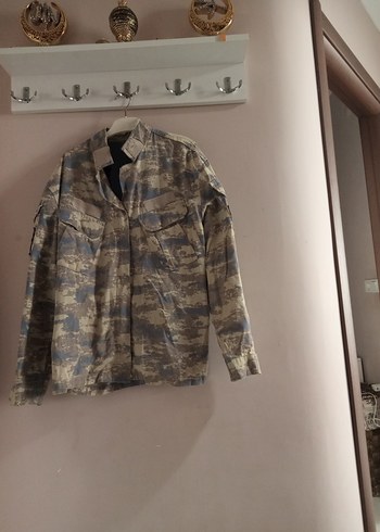 Bej Kamuflaj Desenli Erkek Ceket - Görsel 5