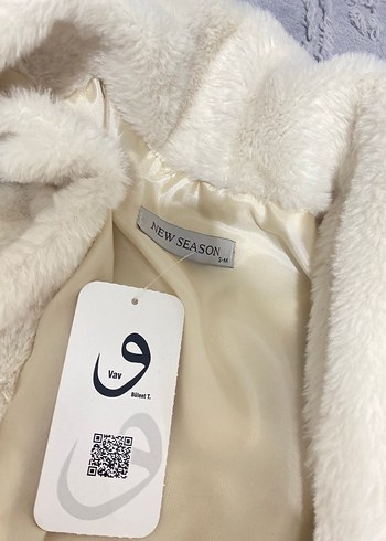 Kadın Beyaz Suni Kürk Midi Yelek - Görsel 2