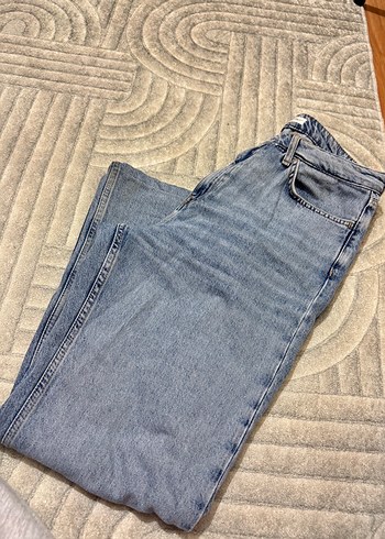 Mango Acik Mavi Rahat Kesim Denim Jean Mango