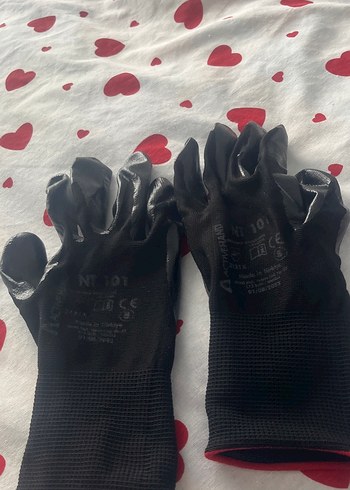 Siyah Gotik bayan Eldiven - Görsel 2