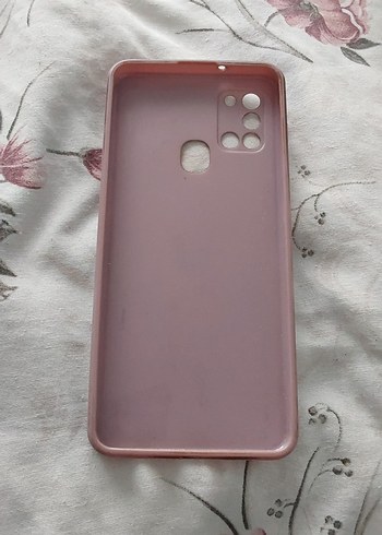 Düğmeli Bej Pastel Telefon Kılıfı A217 F uygun - Görsel 2