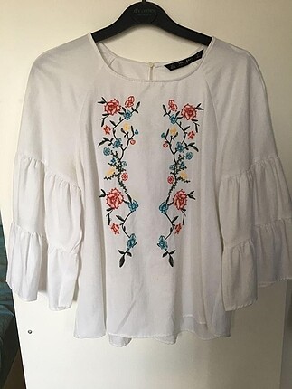 Beyaz M / 38 Zara Bluz