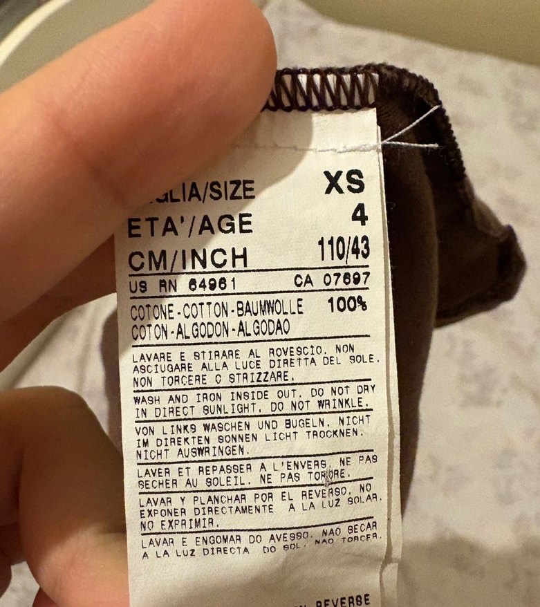 Kahverengi Uzun Kollu Kız Benetton - Görsel 4