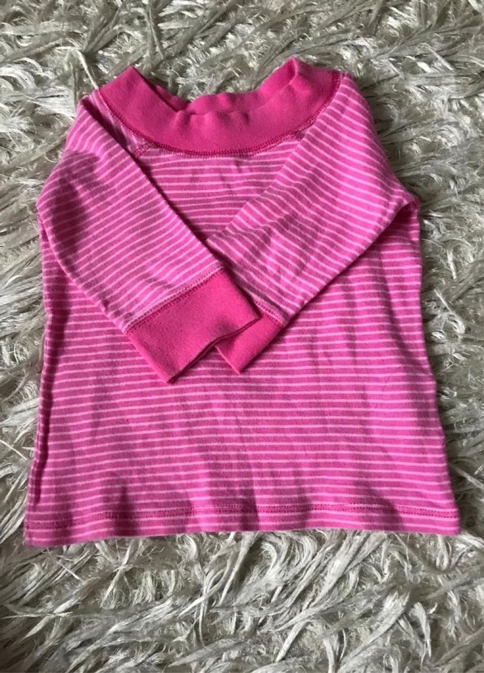 Çizgili ve Renkli Uzun Kollu Kız Tişört Paketi - Görsel 3