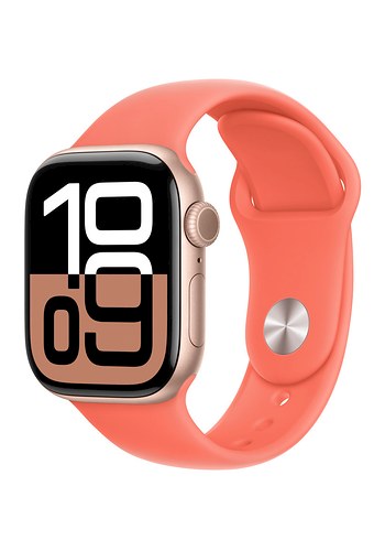 Orijinal Apple 38 mm Koyu Turuncu Spor Kordon - S/M