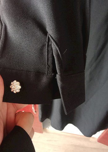 42 Beden Siyah, Uzun Kollu, Drapeli Gotik Kadın Elbise