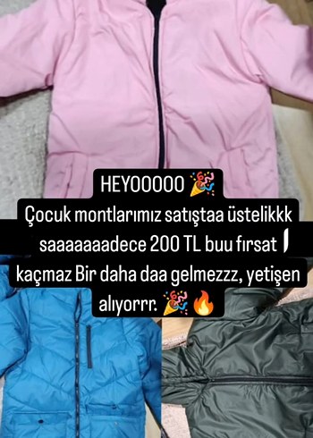 Çocuk mont