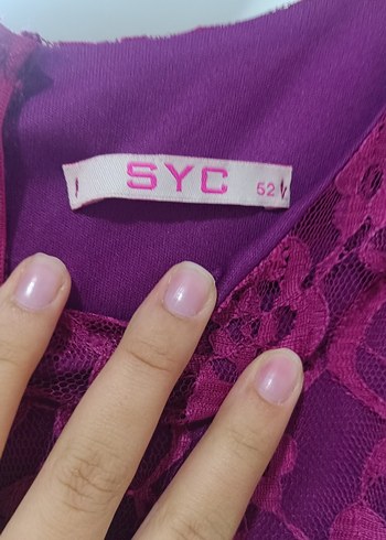 Bordo Dantelli Midi Bohem Elbise - Görsel 5