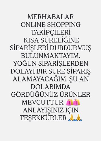  ANLAYIŞINIZ İÇİN TEŞEKKÜRLER 