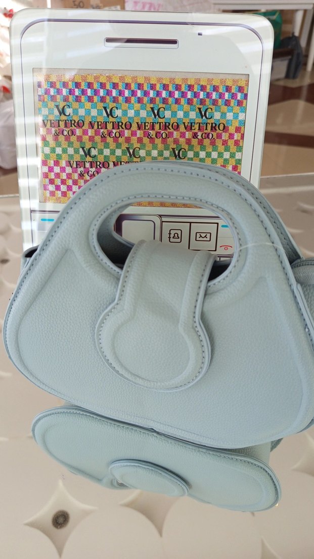 Bebek Mavisi Kadın Fermuarlı çanta - Görsel 2