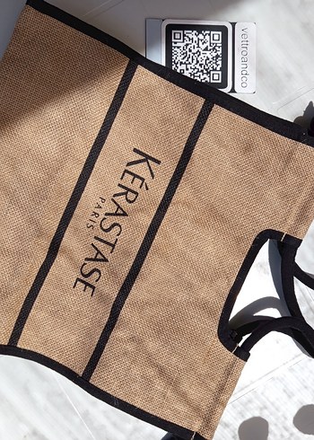 Kérastase Paris (orj) Bohem Tarzı Kahverengi Çanta hasır - Görsel 3