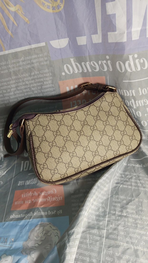 Kahverengi Deri Klasik Tokalı Kadın Çanta - Görsel 3