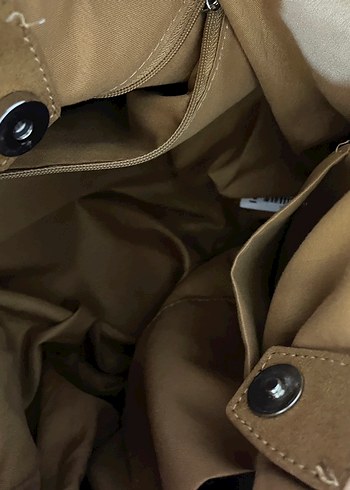 Püsküllü Kadın Süet Çanta - Görsel 5