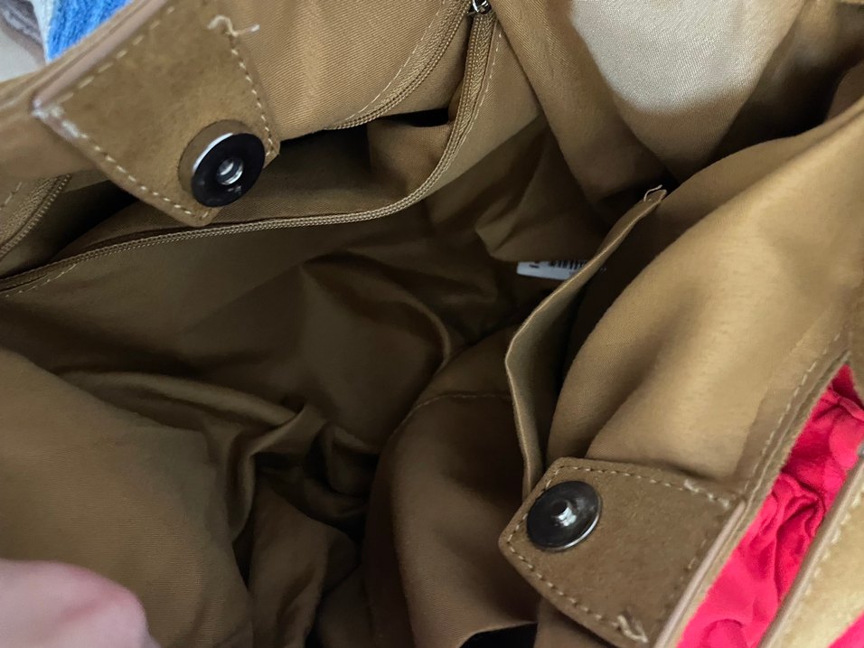 Püsküllü Kadın Süet Çanta - Görsel 5