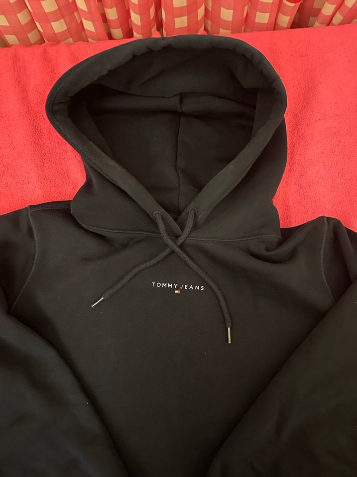 Tommy Jeans Siyah Kapüşonlu Sweatshirt - Görsel 3