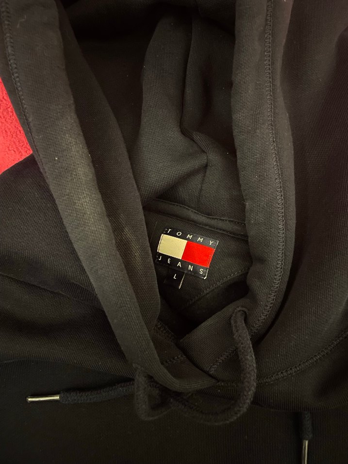 Tommy Jeans Siyah Kapüşonlu Sweatshirt - Görsel 2