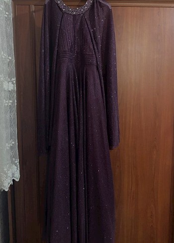 Uzun Mor Simli Abiye - Görsel 4