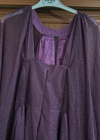 Uzun Mor Simli Abiye - Görsel 3