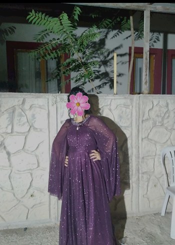 Uzun Mor Simli Abiye - Görsel 2