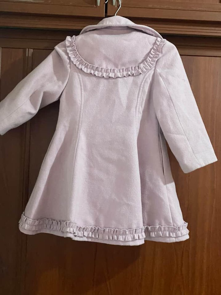 Kız Çocuk Düğmeli Kaban/Ceket - Görsel 2