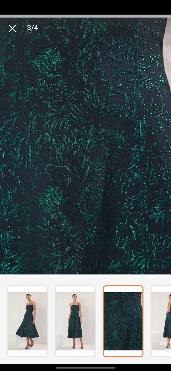 Straplez Abiye Elbise - Görsel 3