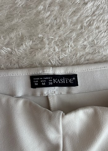 38 Beden beyaz Renk Beyaz Kadın Pantolon
