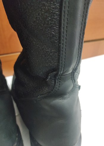 38 Beden Harley Davidson Siyah Deri Nubuk Çizme