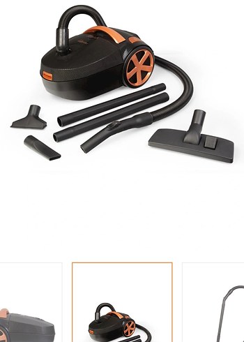 FANTOM Elektrikli Süpürge Dc3000 Siyah - Görsel 2