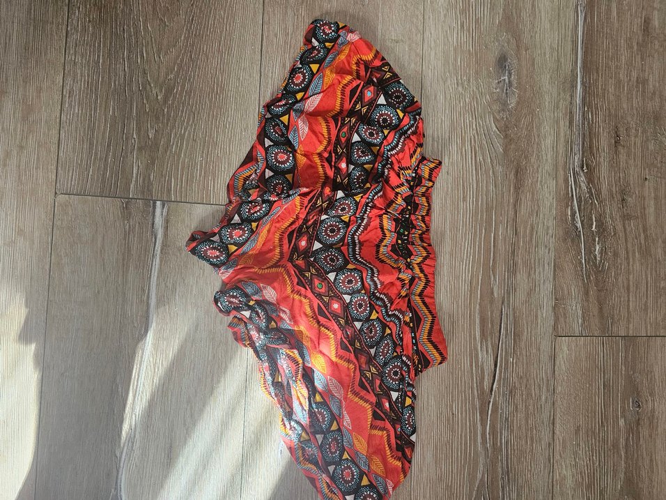 Bohem Tarzı Pilili Renkli Mini Şort - Görsel 2