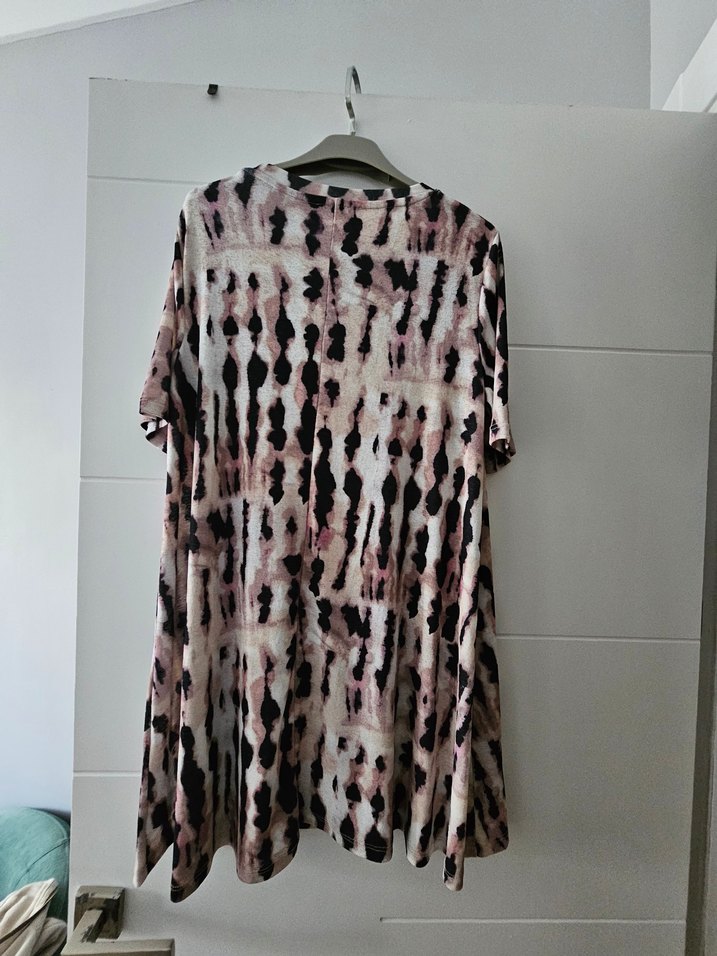 Batik Desenli Bohem Kadın Triko Elbise - Görsel 2