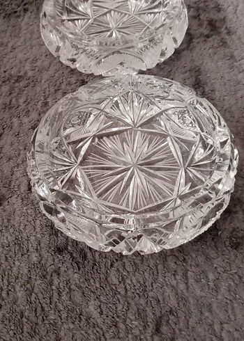 Paşabahçe Kesme cam kül tablası seti