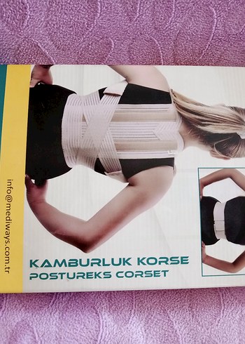 universal Beden beyaz Renk KAMBURLUK DİK DURUŞ KORSESİ