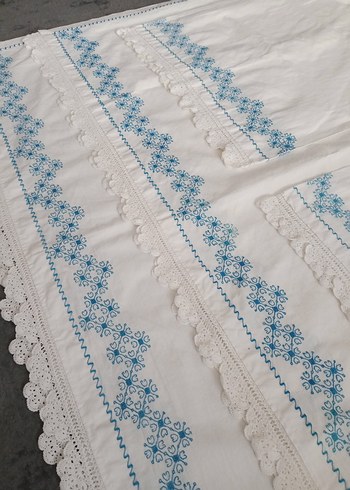 ESKİLERDEN KANAVİÇE İŞLEMELİ TAKIM (2 ETEK 2 KÜS YASTIĞI) - Görsel 8