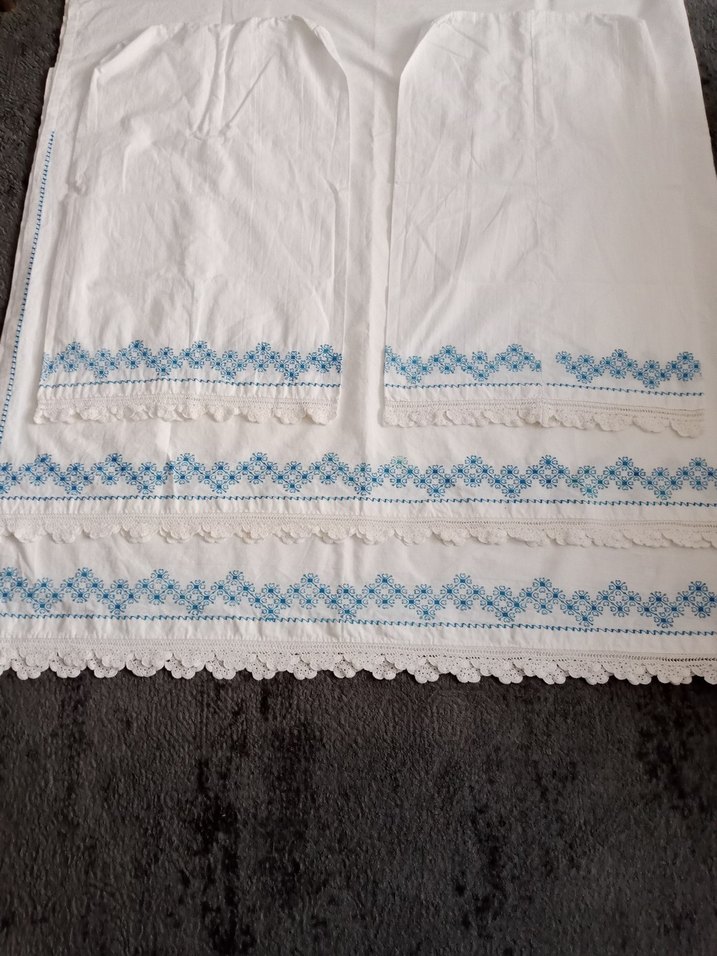 ESKİLERDEN KANAVİÇE İŞLEMELİ TAKIM (2 ETEK 2 KÜS YASTIĞI) - Görsel 5