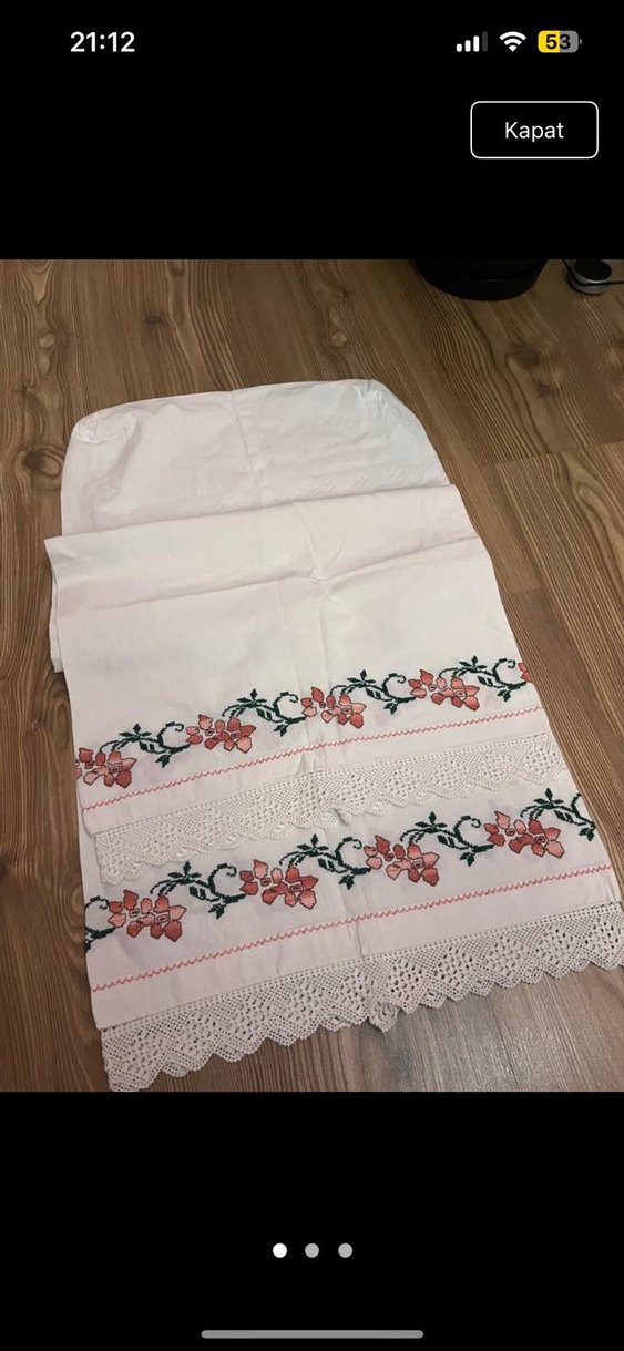 KANAVİÇE İŞLEMELİ KÜS YASTIKLARI - Görsel 3