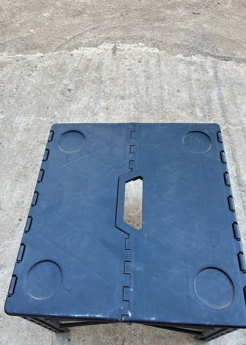  Beden Katlanabilir Siyah Plastik Platform Step