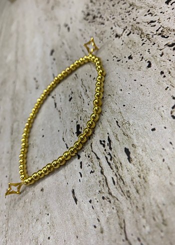 Altın Renkli Charm Detaylı Kadın Halhal