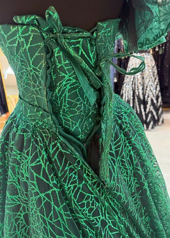 Yeşil simli nişanlık - Görsel 6