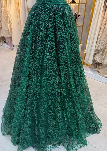 Yeşil simli nişanlık - Görsel 3