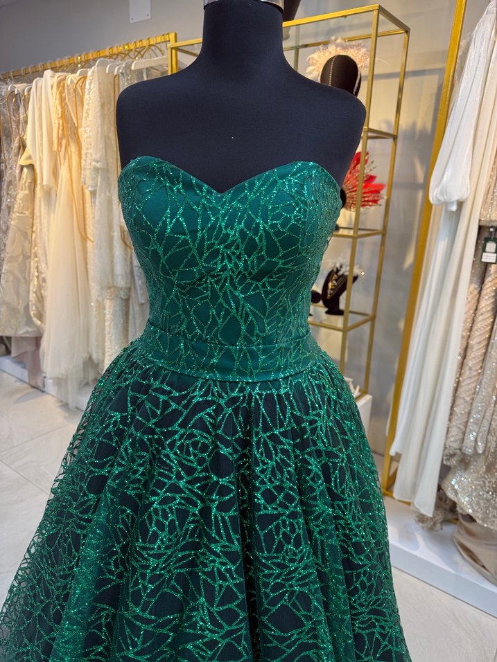 Yeşil simli nişanlık - Görsel 4