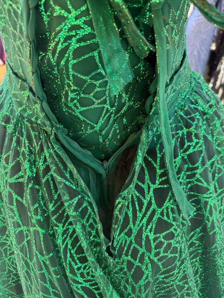 Yeşil simli nişanlık - Görsel 5