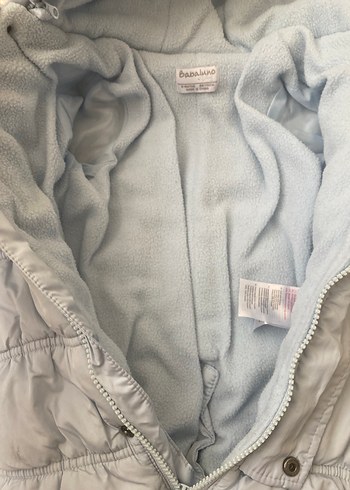 Açık mavi Kürklü Erkek Bebek Tulumu - Görsel 3