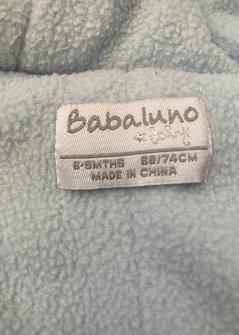 Açık mavi Kürklü Erkek Bebek Tulumu - Görsel 4