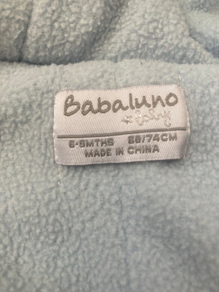 Açık mavi Kürklü Erkek Bebek Tulumu - Görsel 4