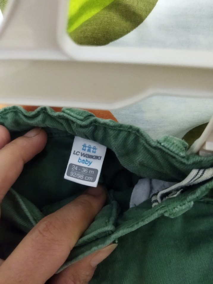 Erkek Çocuk Yeşil Regular Fit Pantolon - Görsel 2