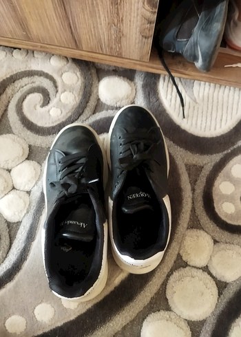 Siyah Beyaz Kadın Spor Ayakkabı - Görsel 2