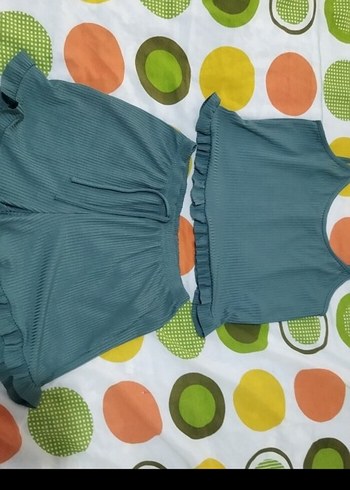 Trendyol & Milla Yeşil Salaş Askılı Mini Pijama Takımı