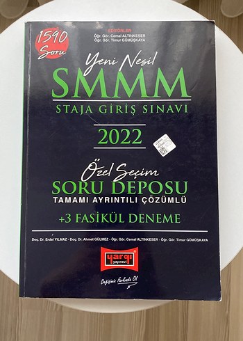 2022 SMMM Staja Giriş Sınavı Soru Deposu Kitabı