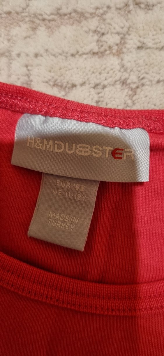 Kız Çocuk Kırmızı Payetli Rock Punk Tişört - Görsel 2