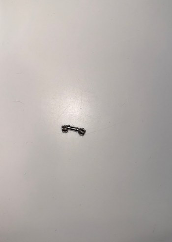 Gri Erkek Minimalist Biker Piercing - Görsel 2